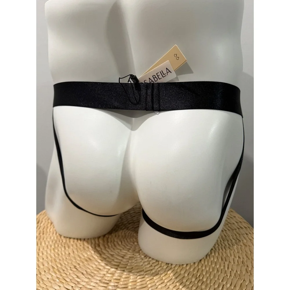 Cosabella Never Say Never Men's Lace Jock Strap Black Luxury Designer Underwear